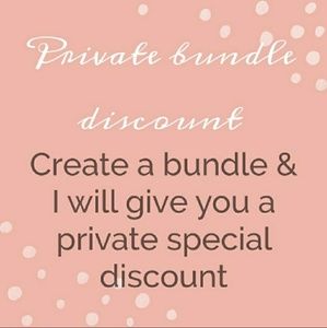 PRIVATE DISCOUNTS ON BUNDLES💐
